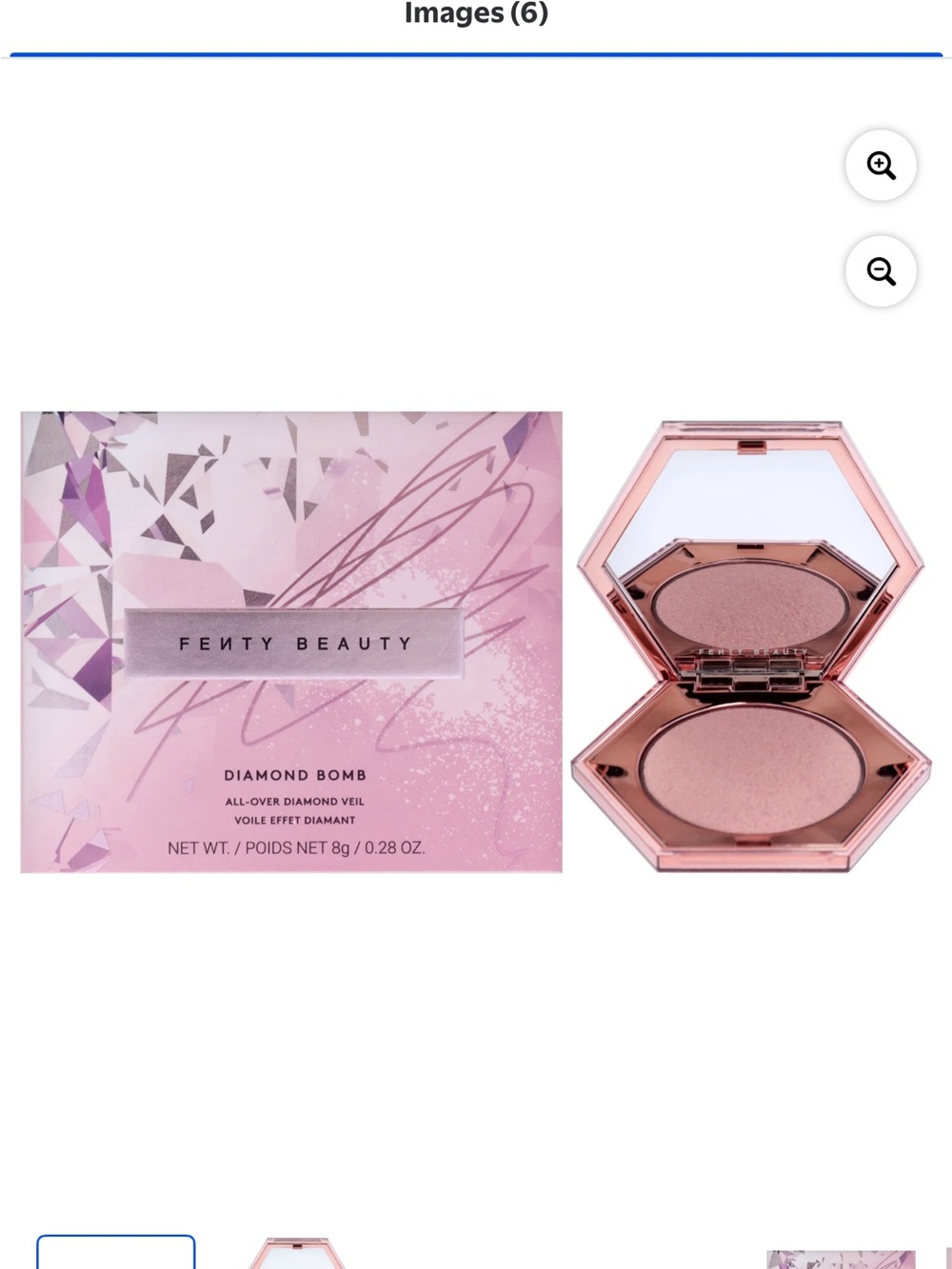 Fenty Beauty Diamond Bomb Highlighter - Rose Pink Shimmer